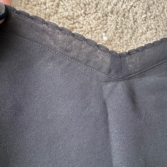 Ted Baker- Black Thin Strap Adjustable Minimalist Tank Top - Picture 7 of 7